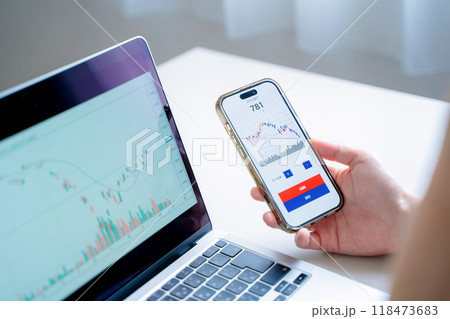 株取引イメージ 株取引イメージ 118473683