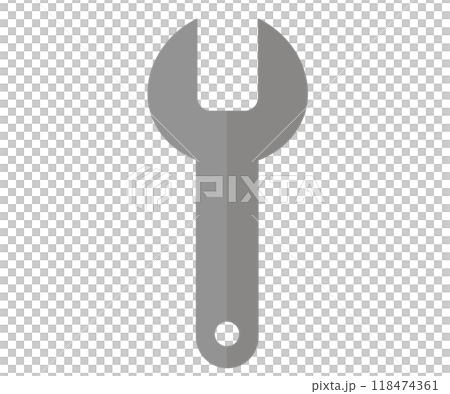 Spanner, wrench icon. Tool icon. Vector illustration 118474361