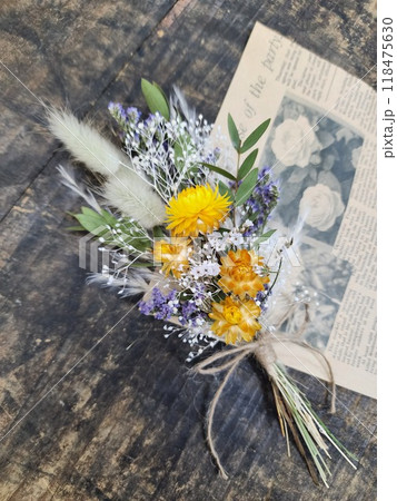 ドライフラワー小さいスワッグ 118475630