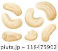 カシューナッツのセット 118475902
