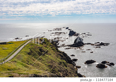 北海道　襟裳岬　突端 118477184