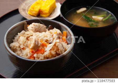 鳥牛蒡ご飯 鳥牛蒡ご飯 118477583