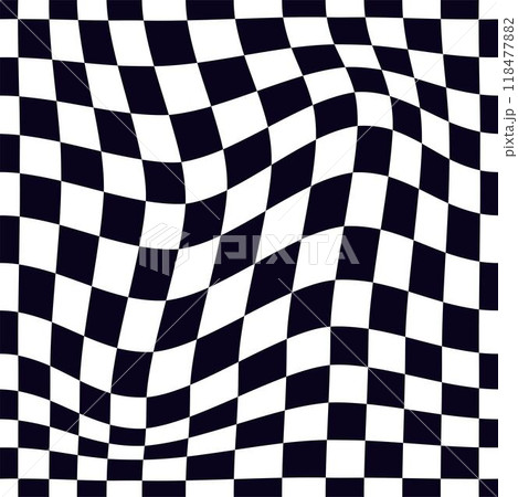 Psychedelic checkerboard pattern Psychedelic checkerboard pattern 118477882