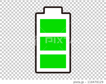 簡單電池圖示插畫素材 簡單電池圖示插畫素材 118478129