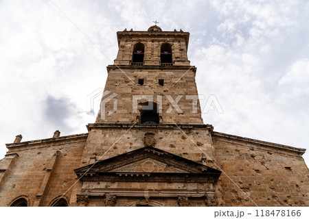The Cathedral of Saint Mary in the Historic Town of Ciudad Rodrigo in Spain 118478166