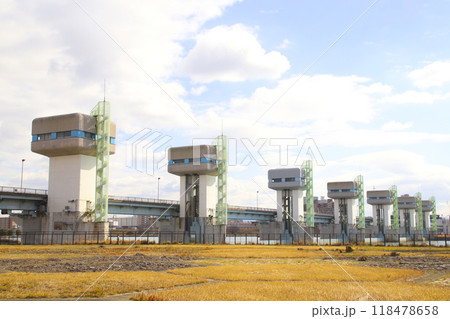 淀川大堰／大阪府大阪市東淀川区柴島2丁目 118478658