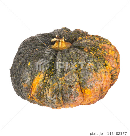 pumpkin isolated on white background slice cube pumpkin isolated on white background slice cube 118482577