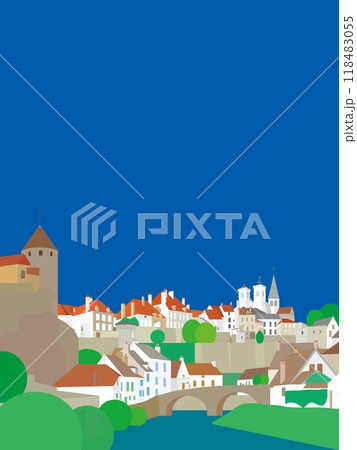 スミュール・アン・ノーソワ semur en auxois ブルゴーニュ フランス スミュール・アン・ノーソワ semur en auxois ブルゴーニュ フランス 118483055