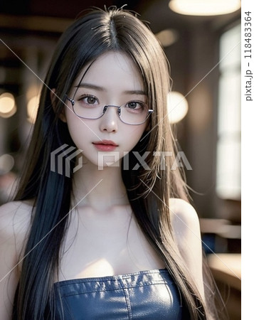 A beautiful woman everyone want to meet at least o 118483364