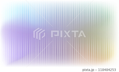 Texture ribbed glass background for design project. Multicolored glass. Website Interior Packaging Design. Vector illustration. 118484253