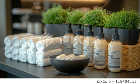 ホテルのアメニティ 118484313