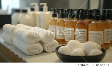 ホテルのアメニティ 118484324