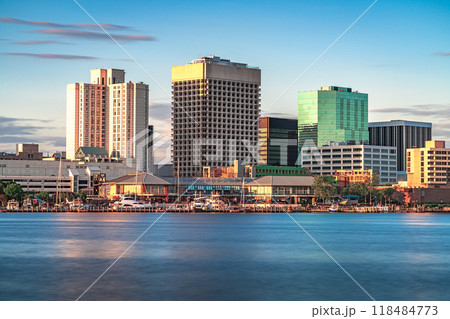 Norfolk, Virginia, USA Skyline on the Elizabeth River Norfolk, Virginia, USA Skyline on the Elizabeth River 118484773