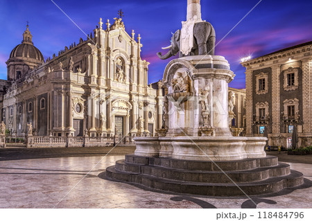 Catania, Sicily, Italy from Piazza Del Duomo 118484796