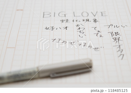 若者の中の流行りの言葉を書き出している　ネットで使われる2024年にはやった言葉 118485125