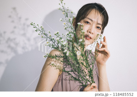 40代の日本人女性・美容・スキンケアイメージ 118485552