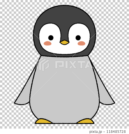 可愛的帝企鵝寶寶 118485728