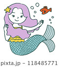人魚の女の子 118485771