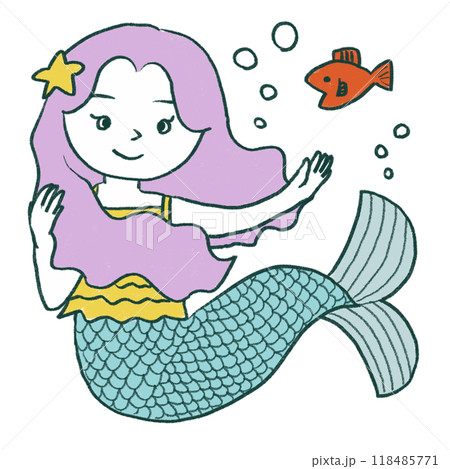 人魚の女の子 118485771