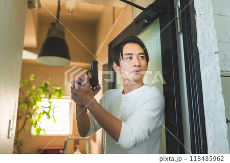 男性ポートレート 118485962