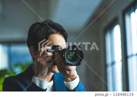 男性ポートレート 118486119