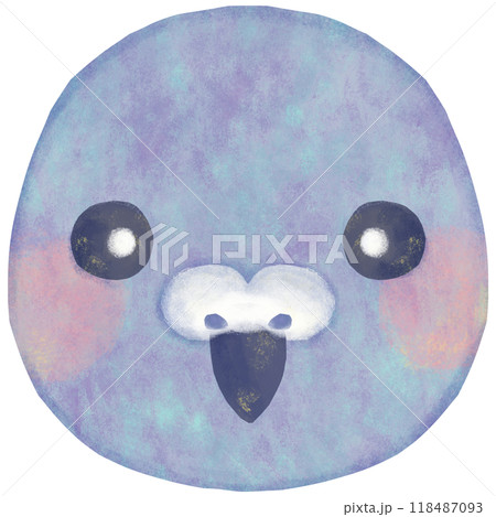 かわいい鳩のイラスト 顔 118487093