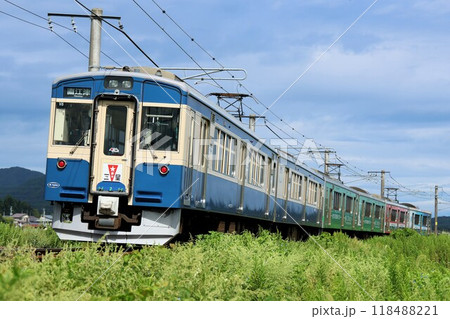 【えちごトキめき鉄道】ET127系〜横須賀色〜（妙高はねうまライン：高田〜春日山） 118488221