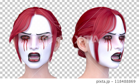 Close-up of a woman's face 118488869