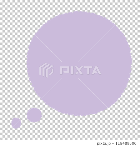 Purple round speech bubble 118489300
