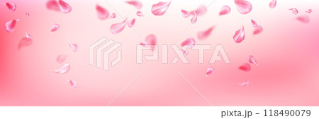 Pastel bg with pink flower petal for spa service Pastel bg with pink flower petal for spa service 118490079