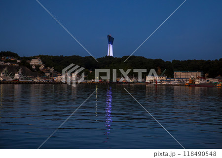 小名浜港といわきマリンタワー（夕景） 118490548