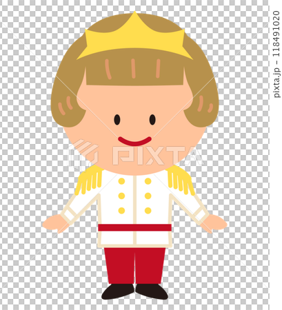 プリンスの仮装のイラスト プリンスの仮装のイラスト 118491020