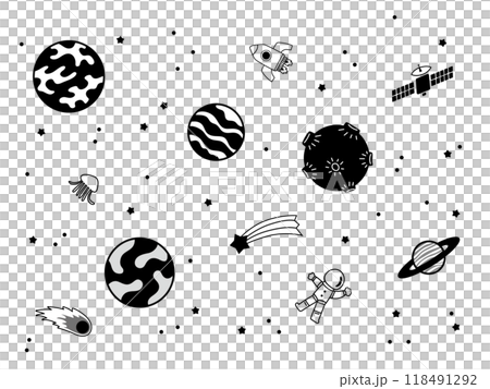 空間插圖集,單色 空間插圖集,單色 118491292