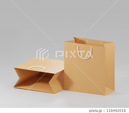 Paper Shopping Bag Mockup 118492018