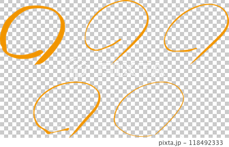 手繪圓圈計分集 118492333