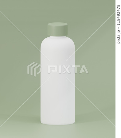 White water bottle mockup on an off white background White water bottle mockup on an off white background 118492478