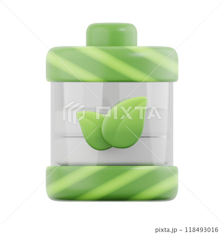 Eco Battery 3D Illustrations Eco Battery 3D Illustrations 118493016