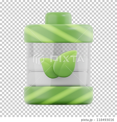 Eco Battery 3D Illustrations 118493016