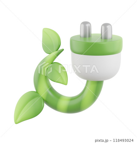Green Energy 3D Illustrations Green Energy 3D Illustrations 118493024