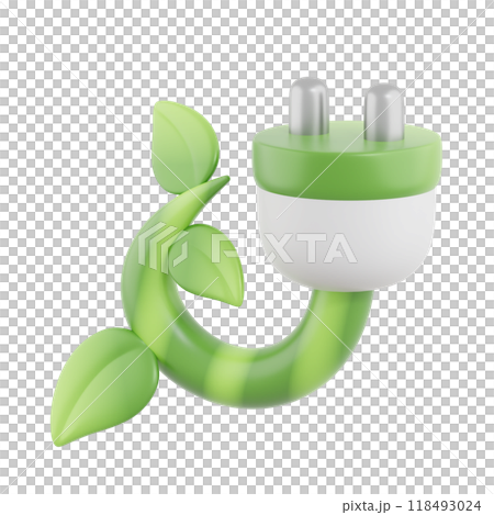Green Energy 3D Illustrations Green Energy 3D Illustrations 118493024