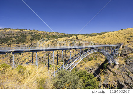 Puente de Requejo bridge, Pino del Oro, Castile and Leon, Spain 118493267