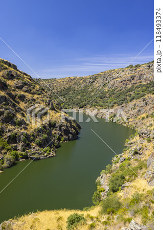 Landscape near Puente de Requejo, Pino del Oro, Castile and Leon, Spain 118493374