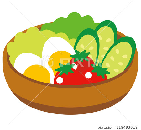 野菜サラダ　グリーンサラダ 118493618