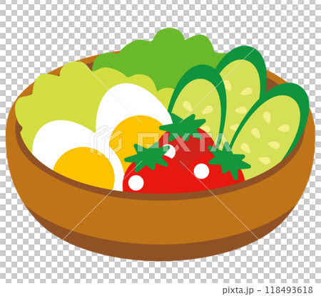野菜サラダ　グリーンサラダ 118493618