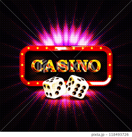 Casino. Golden inscription Casino Casino. Golden inscription Casino 118493726