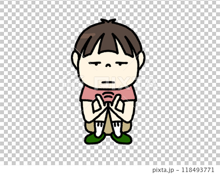 無聊的男孩圖 118493771