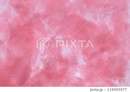 ちぎり和紙による濃淡背景素材（ピンク） 118493977