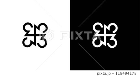 Modern and unique 3 logo design Modern and unique 3 logo design 118494178