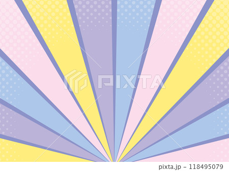 カラフル　派手　放射線	 118495079