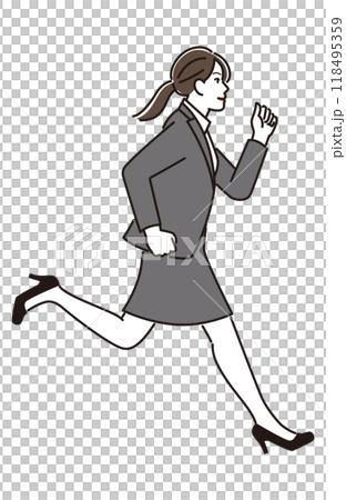 穿著西裝的婦女 穿著西裝的婦女 118495359